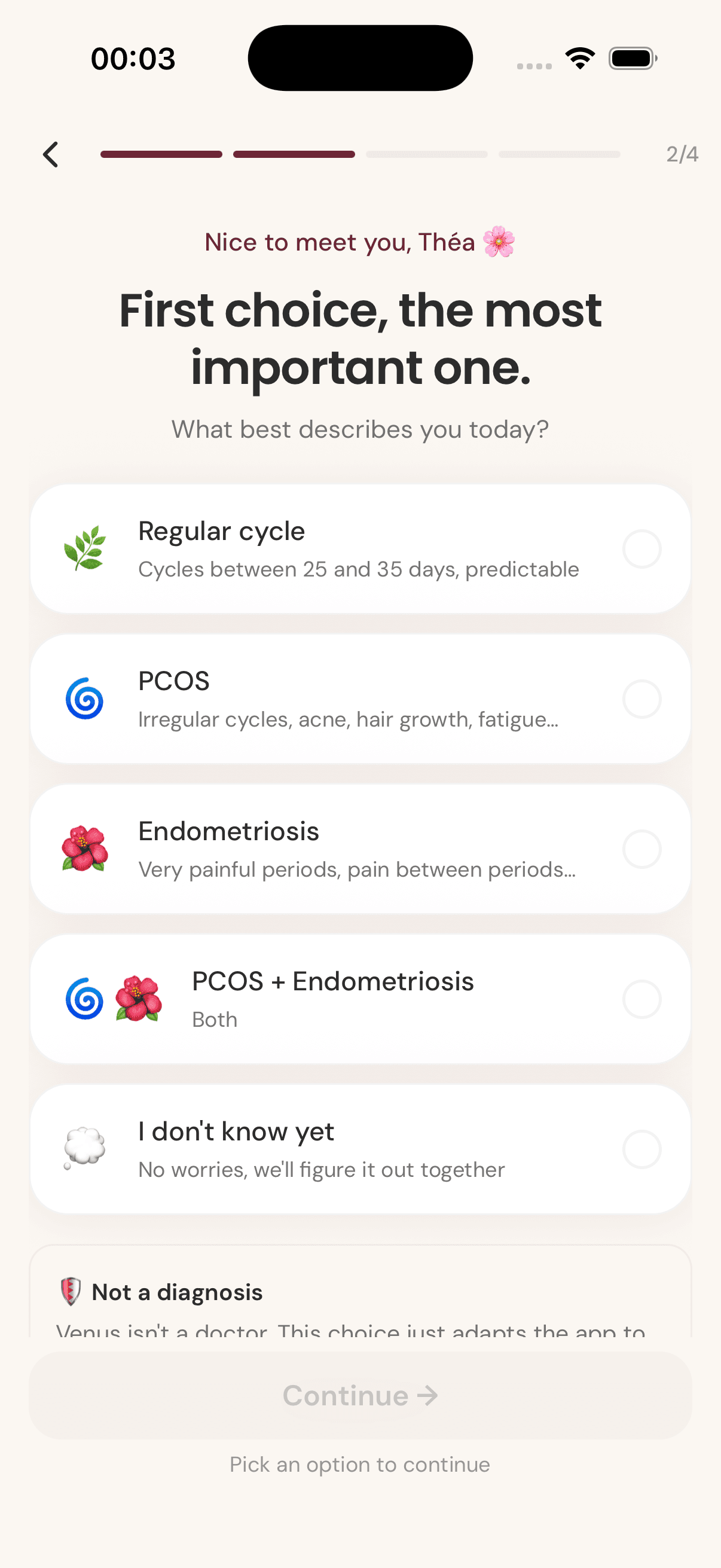 Lovae screen · PCOS/endo path · view 2