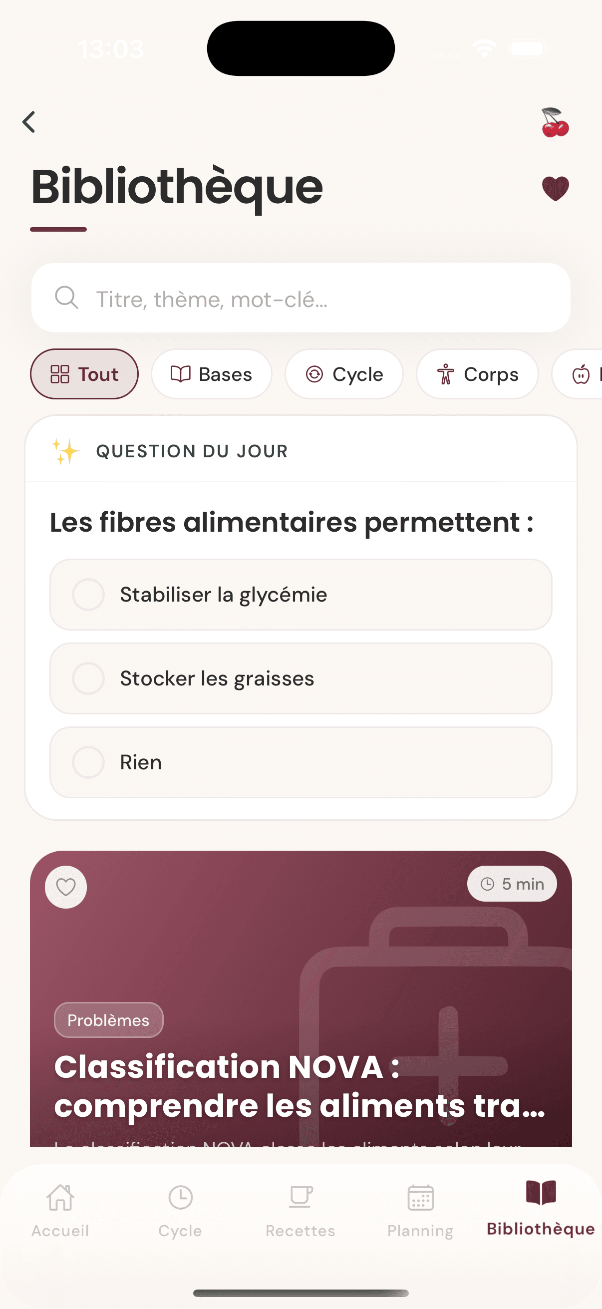 Écran Lovae · savoir