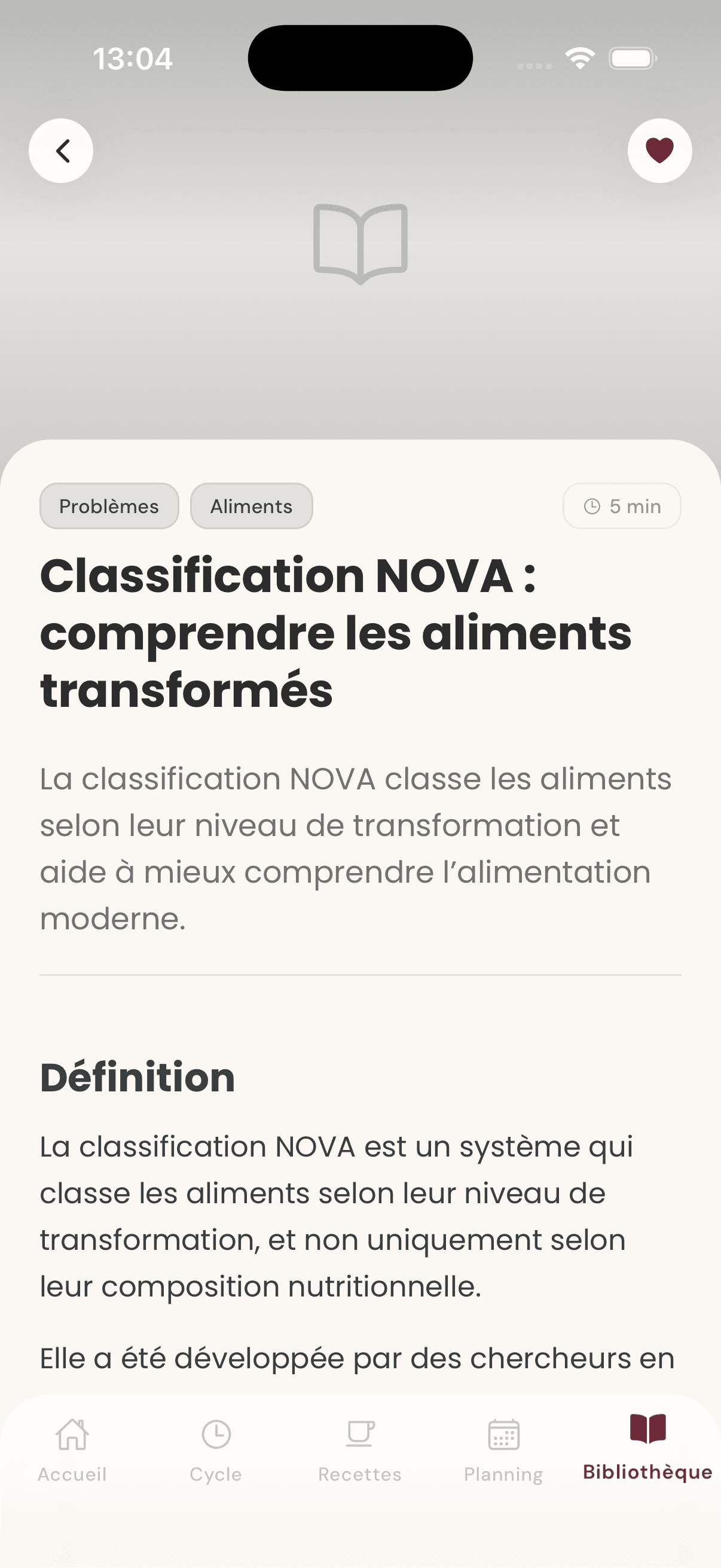 Écran Lovae · savoir · vue 2